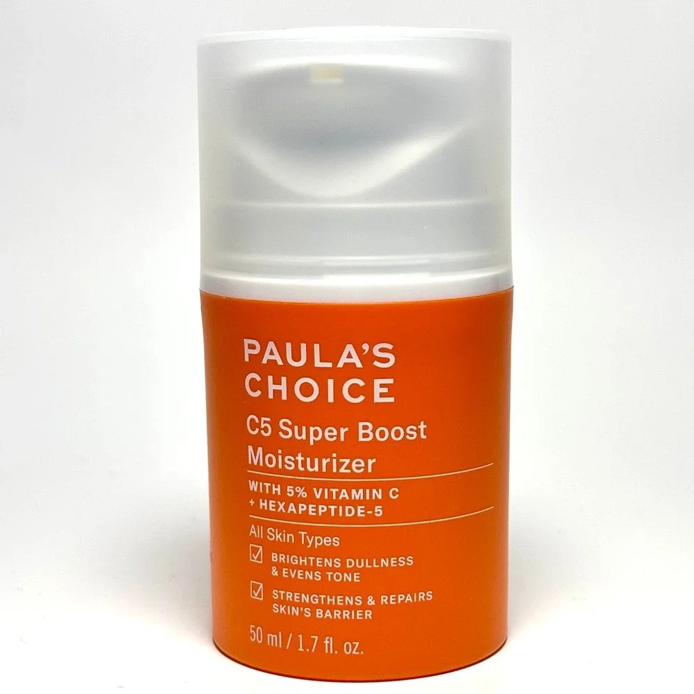 Paula 's Choice C5 Super Boost Moisturizer Vitamin C Brightens Anti-Aging 1.7 Oz
